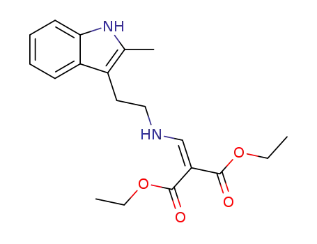 2-{[2-(2-methyl-1H-indol-3-yl)-ethylamino]-methylene}-malonic acid diethyl ester