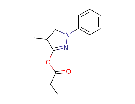 propionic acid 4-methyl-1-phenyl-4,5-dihydro-1H-pyrazol-3-yl ester