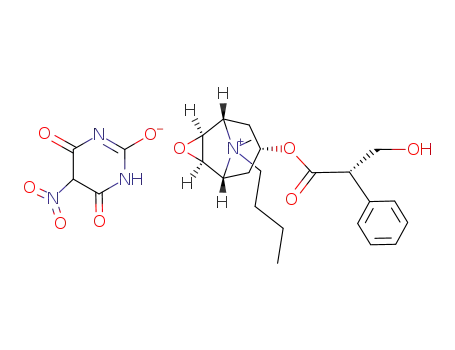 N-butyl-scopolamine 5-nitrobarbiturate (1:1)