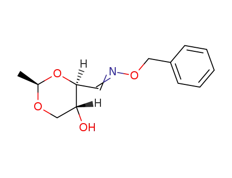 (2R,4S,5R)-5-Hydroxy-2-methyl-[1,3]dioxane-4-carbaldehyde O-benzyl-oxime