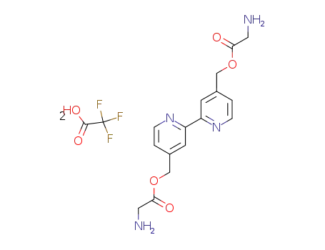 Amino-acetic acid 4'-(2-amino-acetoxymethyl)-[2,2']bipyridinyl-4-ylmethyl ester; compound with trifluoro-acetic acid