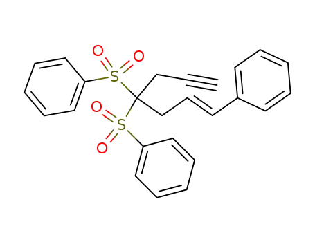 (E)-(1-phenylhept-1-en-6-yne-4,4-diyldisulfonyl)dibenzene