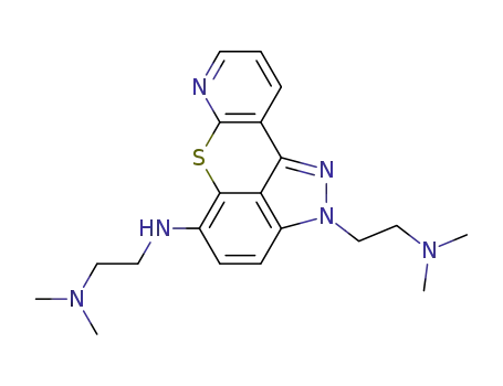 N'-[2-[2-(dimethylamino)ethyl]-2H-pyrido[3',2':5,6]thiopyrano[4,3,2-cd]indazol-5-yl]-N,N-dimethyl-1,2-ethanediamine