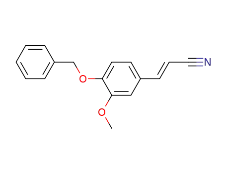 4-benzyloxy-3-methoxy-β-cyanostyrene