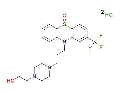 2-{4-[3-(5-oxo-2-trifluoromethyl-5H-5λ4-phenothiazin-10-yl)-propyl]-piperazin-1-yl}-ethanol; compound with GENERIC INORGANIC NEUTRAL COMPONENT