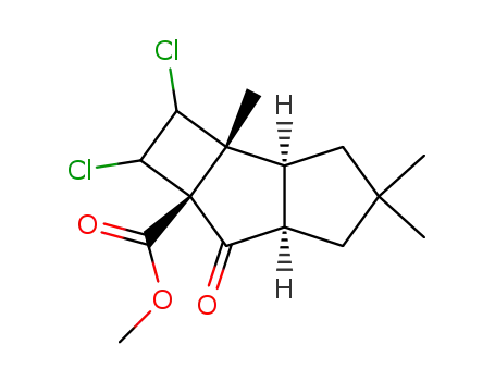 (2aR,2bS,5aR,6aR)-1,2-Dichloro-2a,4,4-trimethyl-6-oxo-octahydro-cyclobuta[a]pentalene-6a-carboxylic acid methyl ester