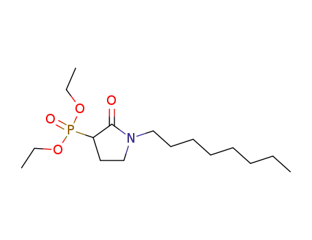 1-n-octyl-3-(diethoxyphosphinyl)-2-pyrrolidinone