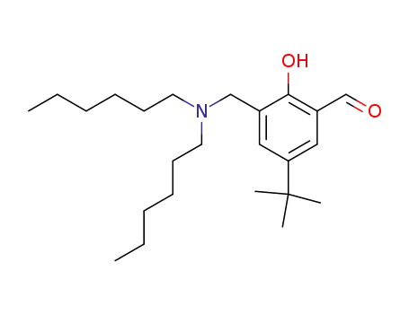 5-tert-butyl-3-[(dihexylamino)methyl]-2-hydroxybenzaldehyde