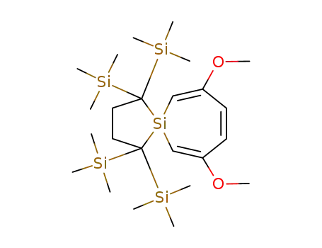 7,10-dimethoxy-1,1,4,4-tetrakis-trimethylsilanyl-5-sila-spiro[4.6]undeca-6,8,10-triene