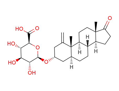 3α-hydroxy-1-methylen-5α-androstan-17-one glucuronide