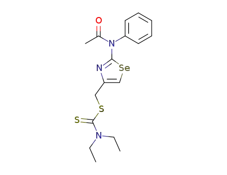 [2-(N-acetylanilino)-1,3-selenazol-4-ylmethyl]-N,N-diethyldithiocarbamate