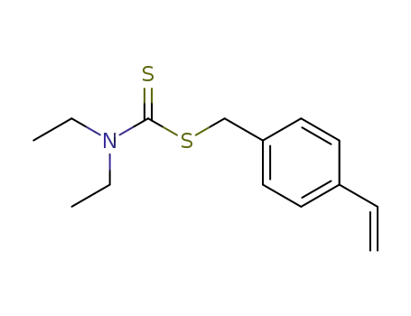 N,N-(diethylamino)dithiocarbamoylmethylstyrene