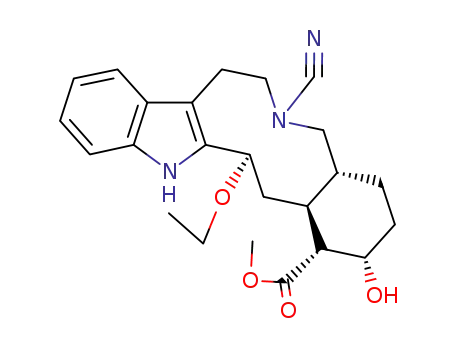 4-cyano-3-ethoxy-17-hydroxy-3,4-seco-yohimbane-16-carboxylic acid methyl ester