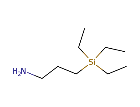 Molecular Structure of 17887-09-1 (3-Aminopropyltriethylsilane)