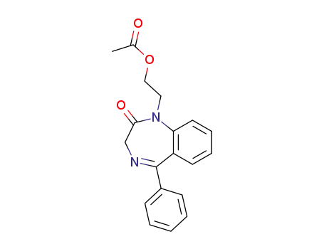 acetic acid 2-(2-oxo-5-phenyl-2,3-dihydrobenzo[e][1,4]diazepin-1-yl)ethyl ester