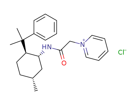 1-{[(1R,2S,5R)-5-Methyl-2-(1-methyl-1-phenyl-ethyl)-cyclohexylcarbamoyl]-methyl}-pyridinium; chloride