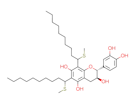 (+)-6,8-bis(1-methylthiodecyl)catechin