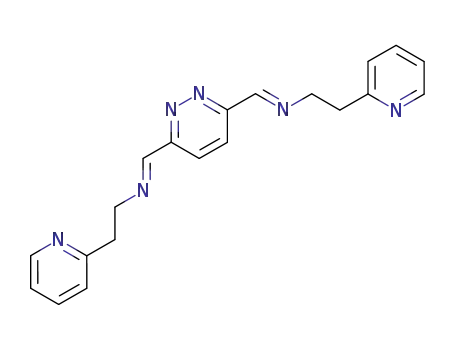 (2-Pyridin-2-yl-ethyl)-[1-(6-{[(E)-2-pyridin-2-yl-ethylimino]-methyl}-pyridazin-3-yl)-meth-(E)-ylidene]-amine