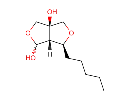 (3aR,6S,6aS)-6-Pentyl-dihydro-furo[3,4-c]furan-1,3a-diol