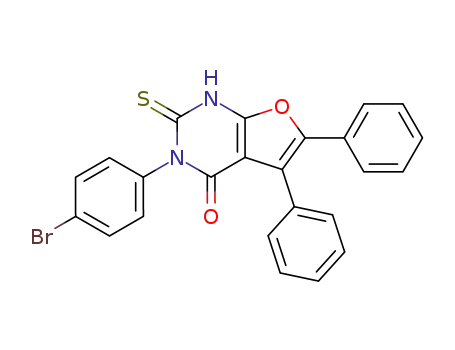3-(4-bromo-phenyl)-5,6-diphenyl-2-thioxo-2,3-dihydro-1H-furo[2,3-d]pyrimidin-4-one