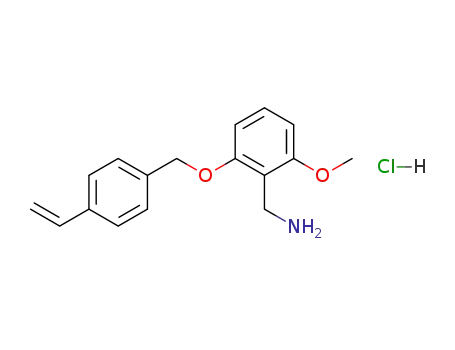 2-methoxy-6-[(4-vinyl)benzyloxy]benzylamine hydrochloride