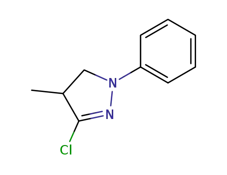 3-chloro-4-methyl-1-phenyl-4,5-dihydro-1H-pyrazole