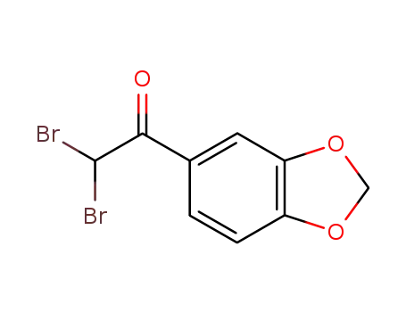 Molecular Structure of 783321-45-9 (Ethanone, 1-(1,3-benzodioxol-5-yl)-2,2-dibromo-)