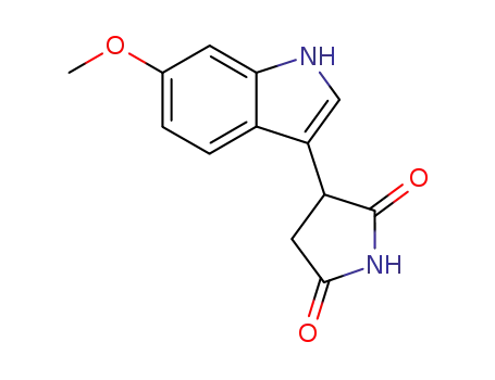 3-(6-methoxy-1H-indol-3-yl)pyrrolidine-2,5-dione