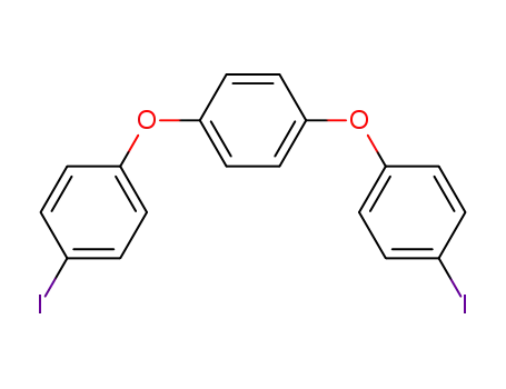 Molecular Structure of 93819-93-3 (Benzene, 1,4-bis(4-iodophenoxy)-)