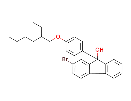 2-bromo-9-(4-(2-ethylhexyloxy)phenyl)-fluoren-9-ol