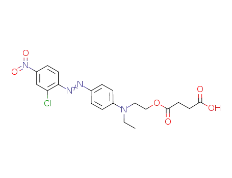 4-[2-ethyl({4-[(2-chloro-4-nitrophenyl)diazenyl]phenyl}amino)ethoxy]-4-oxobutanoic acid