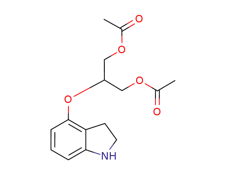 Molecular Structure of 927812-49-5 (1,3-Propanediol, 2-[(2,3-dihydro-1H-indol-4-yl)oxy]-, 1,3-diacetate)