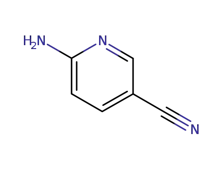 Molecular Structure of 4214-73-7 (2-Amino-5-cyanopyridine)