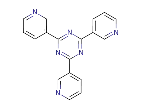 Molecular Structure of 42333-76-6 (2,4,6-Tris(3-pyridyl)-1,3,5-triazine, 97%)