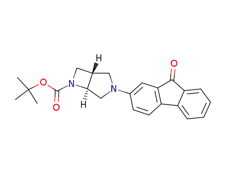 3-(9-oxo-9H-fluoren-2-yl)-(1S,5S)-3,6-diazabicyclo[3.2.0]heptane-6-carboxylic acid tert-butyl ester