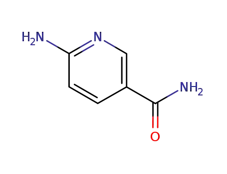 Molecular Structure of 329-89-5 (6-Aminopyridine-3-carboxamide)