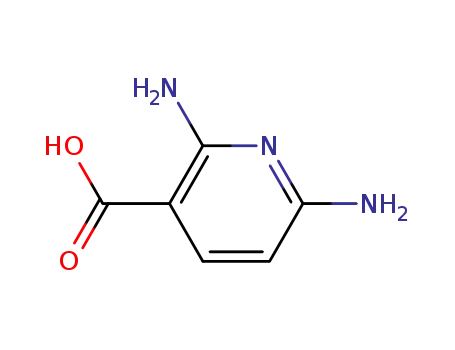 Molecular Structure of 175155-53-0 (3-Pyridinecarboxylicacid,2,6-diamino-(9CI))