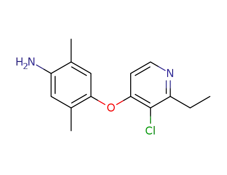 4-(2-ethyl-3-chloropyridyl-4-oxy)-2,5-xylidine