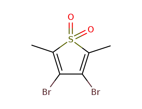 Molecular Structure of 70061-39-1 (3,4-Dibromo-2,5-dimethylthiophene-1,1-dioxide)