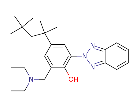 2-(2-hydroxy-3-diethylaminomethyl-5-tert-octylphenyl)-2H-benzotriazole