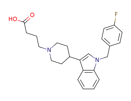 4-{4-[1-(4-fluoro-benzyl)-1H-indol-3-yl]-piperidin-1-yl}-butyric acid