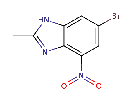 6-BROMO-2-METHYL-4-NITRO-1H-BENZO[D]이미다졸