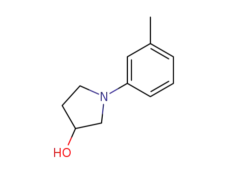 Molecular Structure of 5422-64-0 (1-(3-methylphenyl)pyrrolidin-3-ol)
