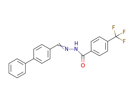 4-trifluoromethylbenzoyl acid biphenyl-4-yl-methylene hydrazide