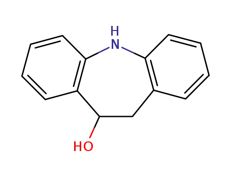 Molecular Structure of 4014-77-1 (10,11-dihydro-5H-dibenzo[b,f]azepin-10-o)