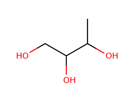 Molecular Structure of 4435-50-1 (1,2,3-Butanetriol)