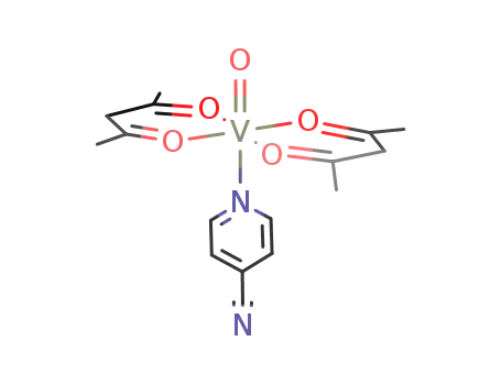 (4-CN-pyridine)-bis(acetylacetonato)-oxovanadium(IV)