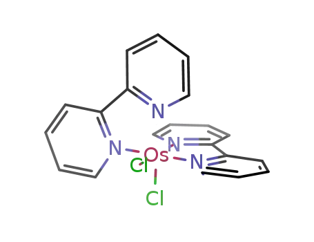 Molecular Structure of 79982-56-2 (osmium bis(2,2'-bipyridine)chloride)