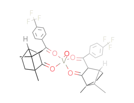 (+)-bis(3-(4-trifluoromethylbenzoyl)camphorato)oxovanadium(IV)