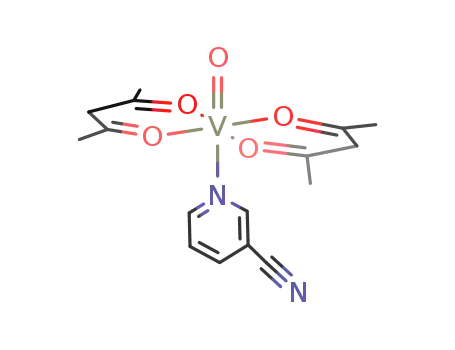 (3-CN-pyridine)-bis(acetylacetonato)-oxovanadium(IV)